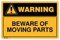 Warning - Beware of Moving Parts